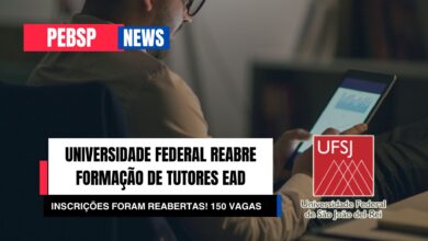 UFSJ abre 150 vagas para Curso Gratuito de Formação de Tutor EAD - 150 vagas! Prepare-se para trabalhar e atuar mercado da EAD!