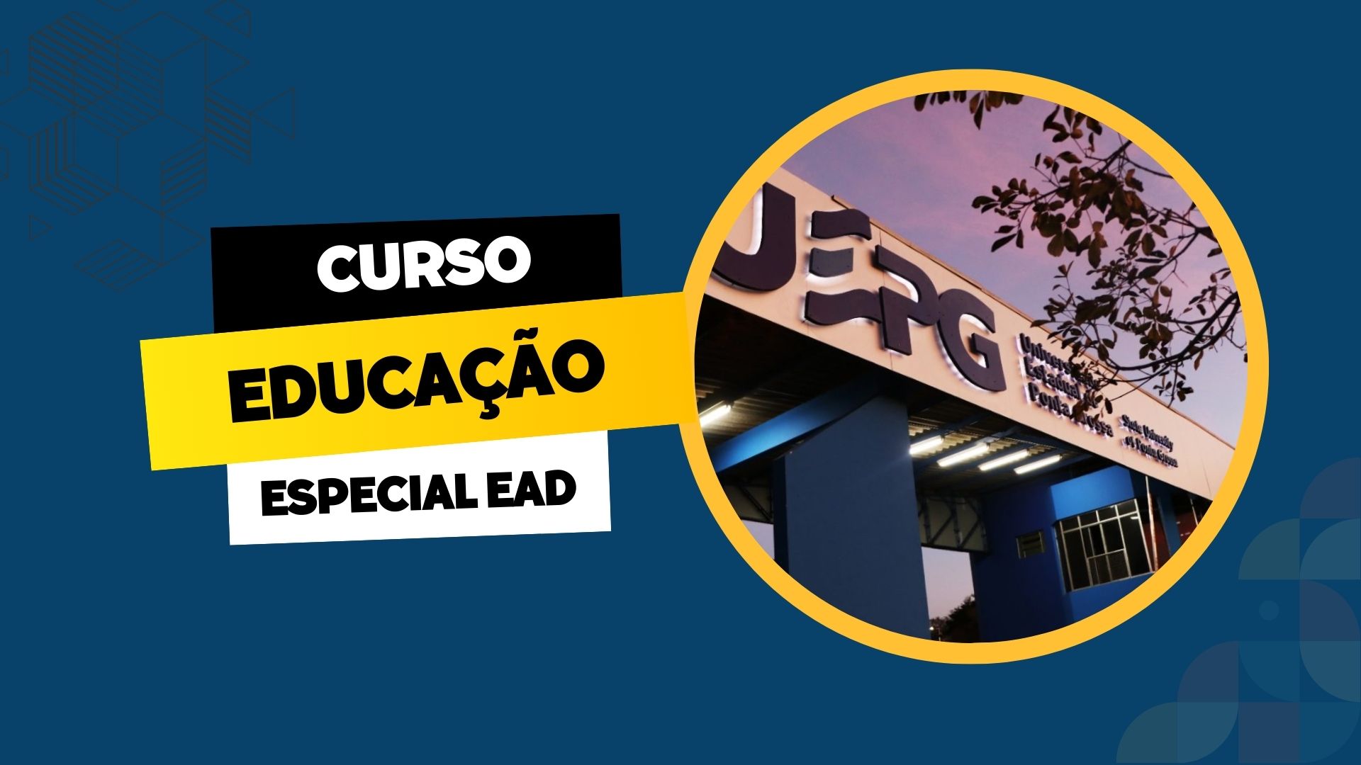 UEPG anuncia 10 mil vagas para Curso GRATUITO e EAD em Educação Especial e Inclusiva com certificado de 120 horas TOTALMENTE GRÁTIS!