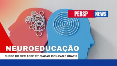 Curso de Neuroeducação (MEC) - 200h online e gratuito. Aprenda neurociência aplicada à educação! São 770 vagas GRATUITAS!