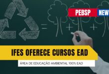 Educação Ambiental EAD: IFES oferece 2 cursos de aperfeiçoamento e especialização com bolsas de até R$ 1.200! Confira e inscreva-se!