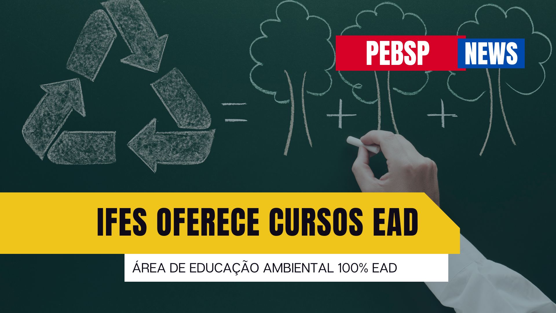 Educação Ambiental EAD: IFES oferece 2 cursos de aperfeiçoamento e especialização com bolsas de até R$ 1.200! Confira e inscreva-se!