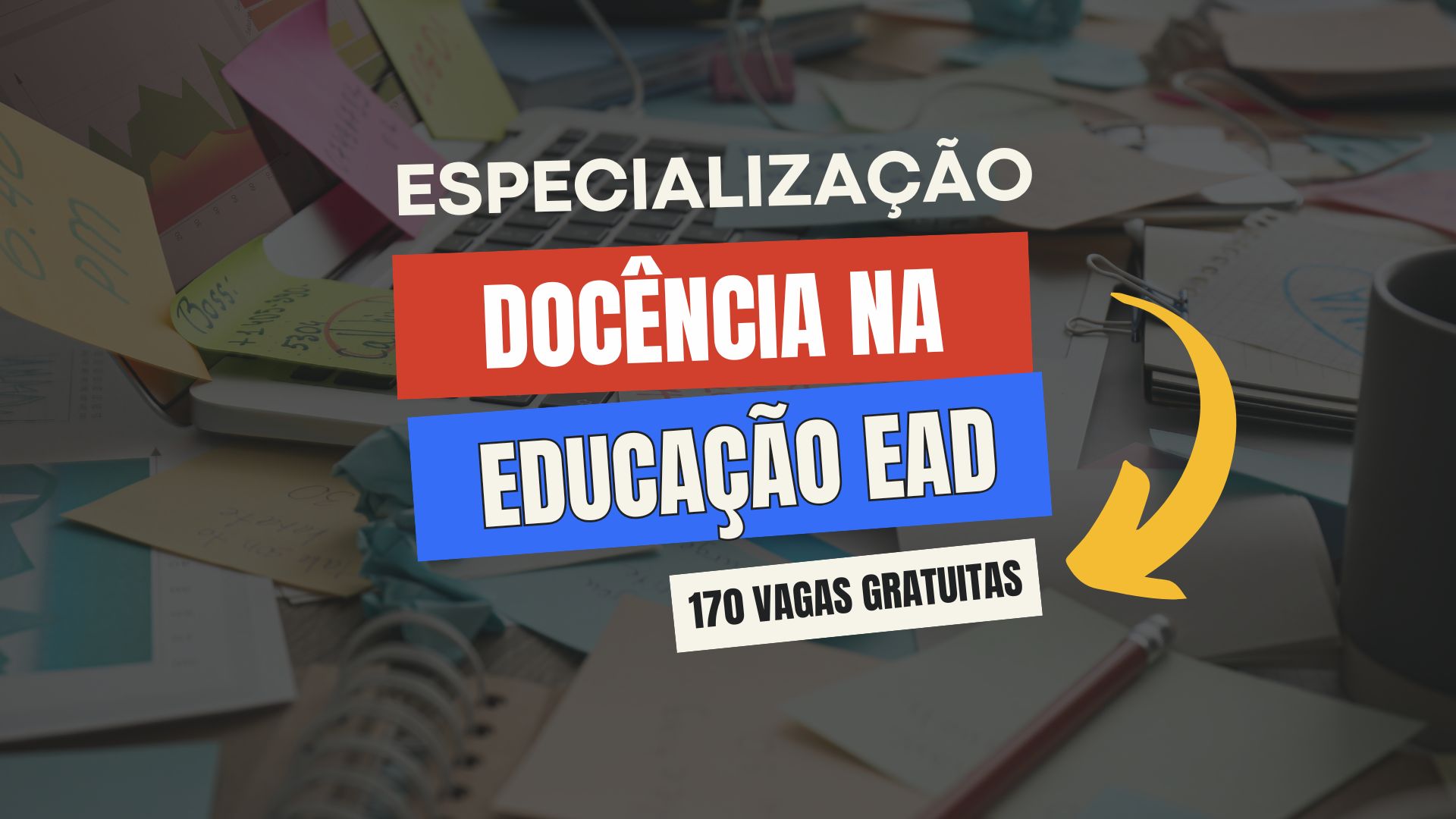 IFB - Instituto Federal de Brasília abre vagas remanescentes para especialização em Docência EPT EAD com inscrições até amanhã, 15!