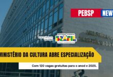 Ministério da Educação em parceria coma UFRB oferece 120 vagas para Especialização em Política e Gestão Cultural EAD para todo o Brasil!