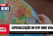 Transforme sua carreira! Inscreva-se na Especialização em Ensino de Geografia do IFSP até 14/11 Gratuito com 30 vagas disponíveis.