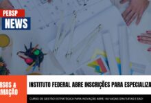Instituto Federal abre inscrições para 150 vagas no Curso de Especialização em Gestão Estratégia e Inovação GRATUITA e EAD! Confira!