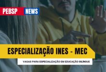 Instituto do MEC - INES abre inscrições para Especialização em Educação Bilíngue para Surdos EAD com 150 vagas em diversas instituições.