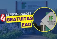 Instituto Federal de Farroupilha - IFFar anuncia inscrições para 4 Cursos de Especialização EAD GRATUITOS na área da Educação!