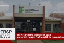 Instituto Federal de Farroupilha - IFFar encerra inscrições para Especializações EAD nesta sexta, dia 01 de novembro! Garanta sua vaga!