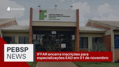 Instituto Federal de Farroupilha - IFFar encerra inscrições para Especializações EAD nesta sexta, dia 01 de novembro! Garanta sua vaga!