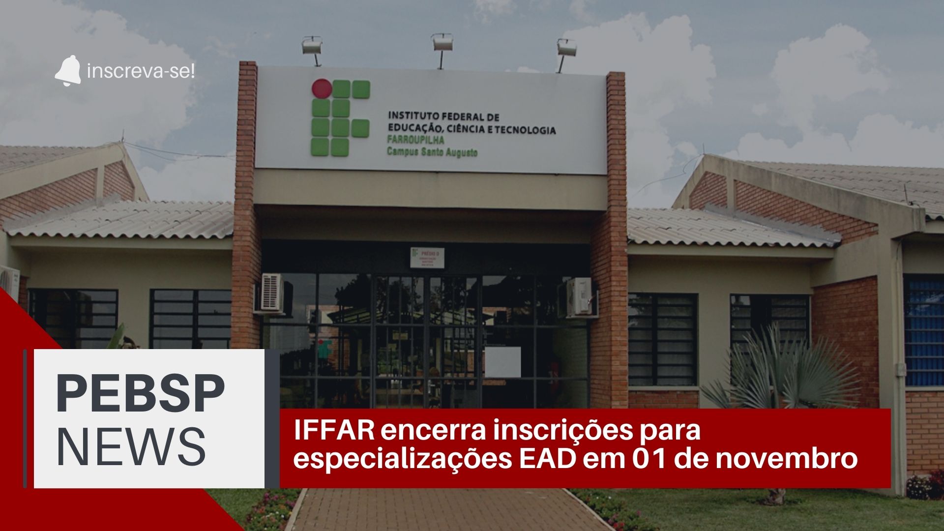 Instituto Federal de Farroupilha - IFFar encerra inscrições para Especializações EAD nesta sexta, dia 01 de novembro! Garanta sua vaga!