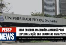 As vagas para as Especializações EAD da UFBA se encerram amanhã! Garanta sua participação em cursos gratuitos e avance na sua carreira.