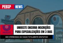Últimos dias! Inscrições para Especializações EAD UNIOESTE encerram em 3 dias! São 450 vagas totalmente gratuitas!