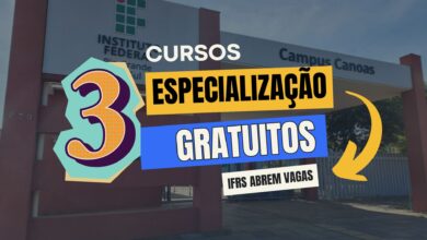 Instituto Federal - IFRS anuncia 3 Especializações Gratuitas nas áreas da Educação e Produção Vegetal com dezenas de vagas! Confira!