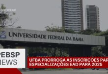 Inscrições prorrogadas! Cursos e Especializações EAD gratuitas da UFBA tê, prazo de inscrições estendido até 29/10. Garanta sua vaga!
