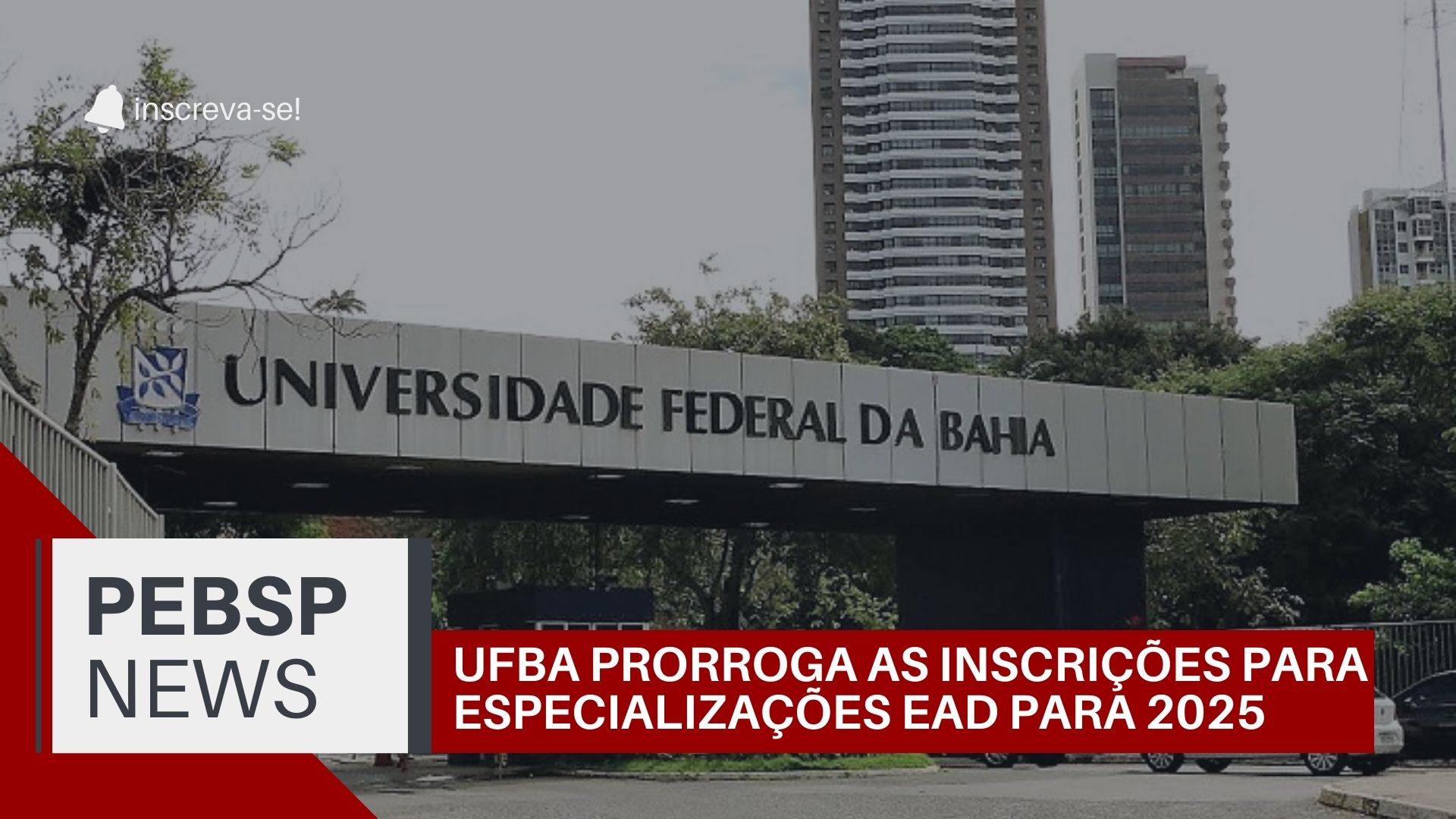 Inscrições prorrogadas! Cursos e Especializações EAD gratuitas da UFBA tê, prazo de inscrições estendido até 29/10. Garanta sua vaga!