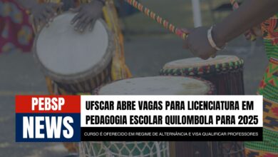 UFSCar: Licenciatura em Pedagogia de Educação Quilombola. Formação de professores para escolas quilombolas. Inscreva-se agora!