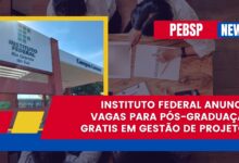 IFRS oferece Pós-Graduação em Gestão de Projetos e Inovação. Aulas presenciais em Canoas. Turmas 2025. Inscrições abertas!