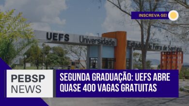 Inscrições abertas para segunda graduação na UEFS! 396 vagas em 29 cursos. Inscreva-se até 31/10/2024. Acesse o edital e garanta sua vaga!