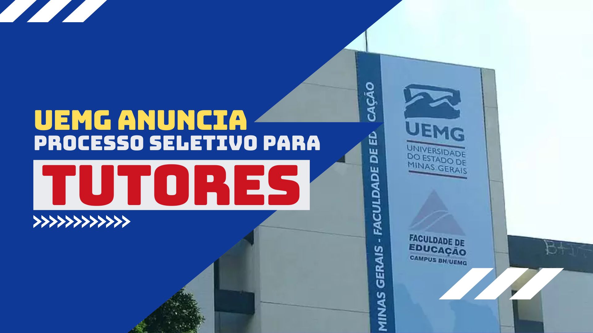 Universidade Estadual de Minas Gerais - UEMG anuncia Edital para contratar Tutores de Cursos EAD da Universidade Aberta do Brasil (UAB).