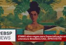 Aprimore suas habilidades em Língua Portuguesa e Literatura com a especialização gratuita do IFNMG (EAD). Inscreva-se até 17/11!