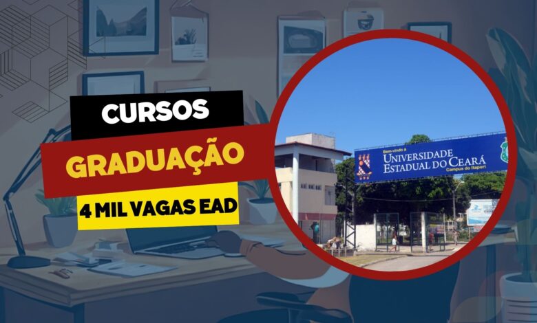 Universidade Estadual do Ceará - UECE surpreende a comunidade acadêmica e lança Edital com mais de 4 mil vagas em Cursos de Graduação EAD!