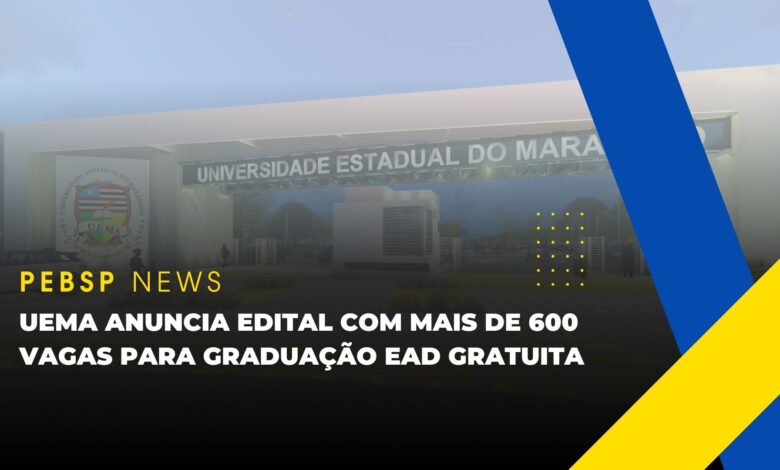 A Universidade Estadual do Maranhão - UEMA acaba de anunciar o Edital com mais de 600 vagas para Graduação EAD GRATUITA!