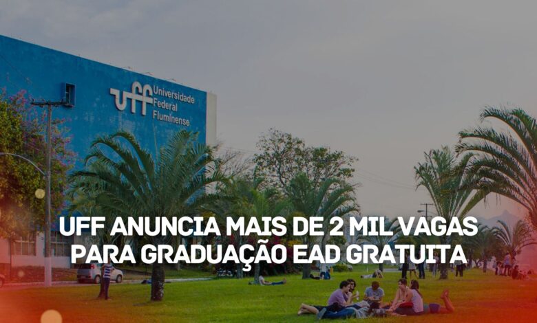 Estude na UFF EAD em 2025! 2.559 vagas em cursos de graduação a distância. Flexibilidade e corpo docente qualificado. Inscrições abertas!