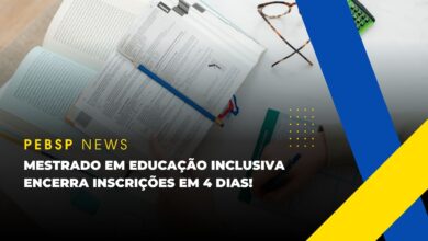 Mestrado em Educação Inclusiva - PROFEI encerra inscrições em apenas 4 dias! Ainda dá tempo de você garantir sua participação!