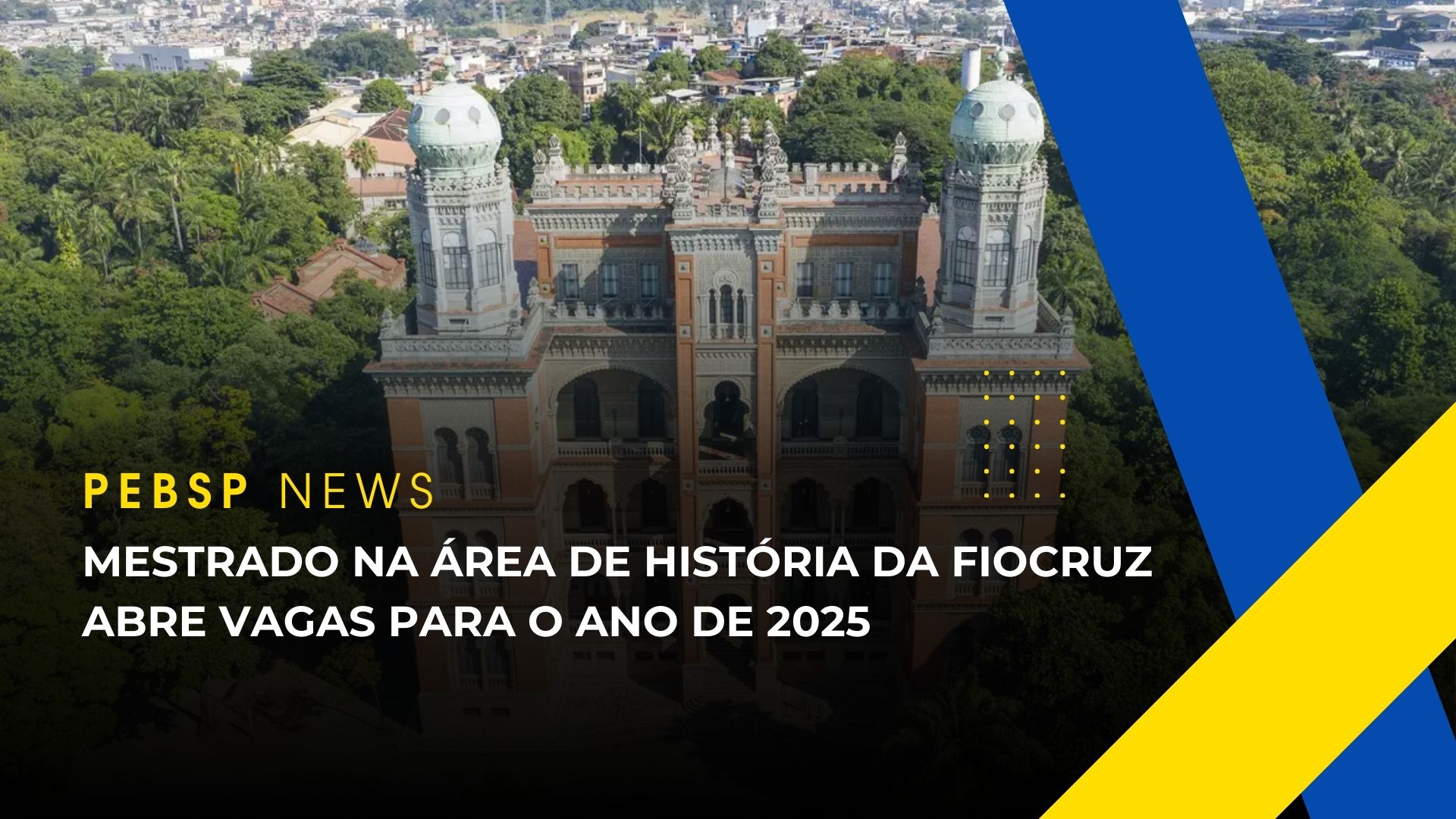 Mestrado em História das Ciências e da Saúde (Fiocruz). Inscrições abertas até 17/01/2025! 15 vagas gratuitas para o ano de 2025