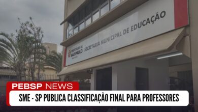 SME - SP acaba de anunciar a Classificação para Contratação de Professores e Auxiliar Técnico de Educação - ATE! Confira