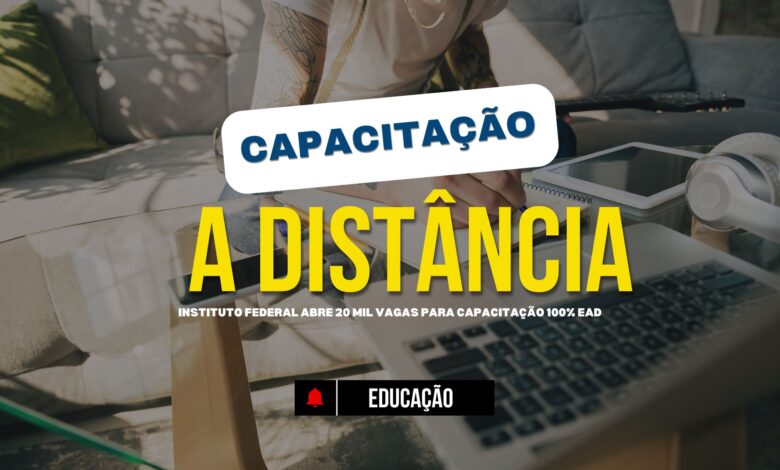 Instituto Federal REABRE as inscrições para Cursos de Capacitação 100% EAD Gratuitos oferecidos para quem tem interesse em qualificar-se!
