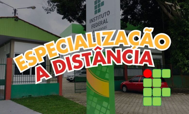 O IFAM oferece 120 vagas em Pós-Graduação Lato Sensu e Especialização em Formação Pedagógica para Docência na EPT (EaD).