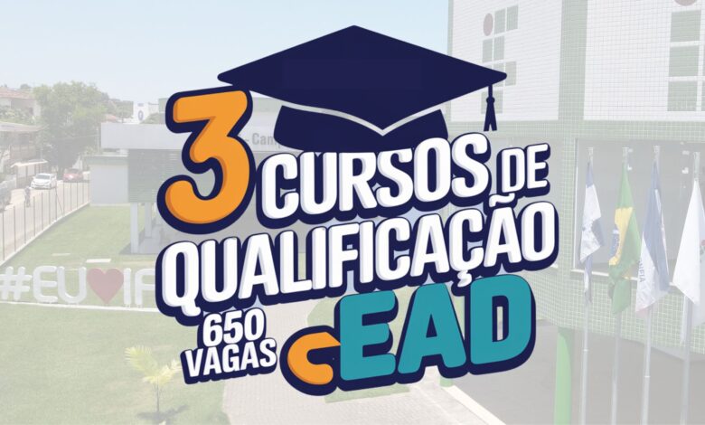 Instituto Federal - IFES abre inscrições para Cursos de Qualificação GRATUITOS e EAD com 650 vagas: Inglês, Assistente e Administração.