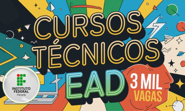 IFPR inicia HOJE as inscrições para Cursos Técnicos EAD Gratuitos com 3 mil vagas a distância em diversas áreas! Inscrições até fevereiro!