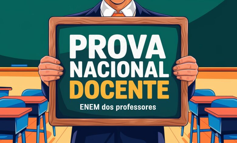 Ministério da Educação - MEC anuncia novidades para a Prova Nacional Docente - PND, conhecida como ENEM dos Professores.