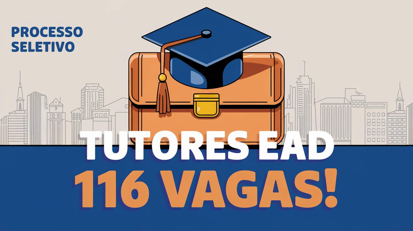 Última chance! Inscrições para Tutores EAD e Presenciais do Pré-Vestibular Social 2025 encerram amanhã! Bolsas de até R$1.540. Confira detalhes!