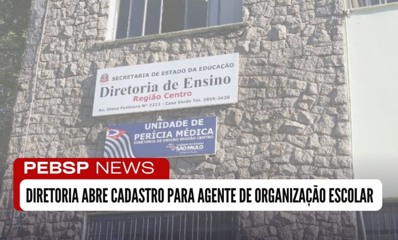 Diretoria de Ensino de SP - Centro abre vagas para Agente de Organização Escolar! Salários, inscrições e Detalhes! Saiba como se candidatar!