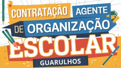 Participe do Processo Seletivo 2025 para Agente de Organização Escolar na Diretoria de Guarulhos. Inscrições abertas até 19/03. Salário de R$ 1.640,00. Saiba mais!