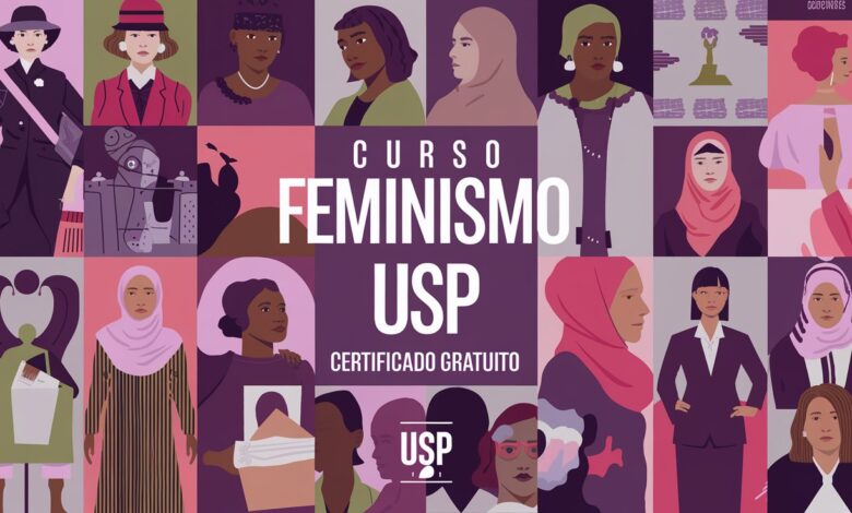 Participe do curso presencial da USP sobre Feminismo. Aprenda vertentes feministas plurais. Gratuito e aberto ao público.