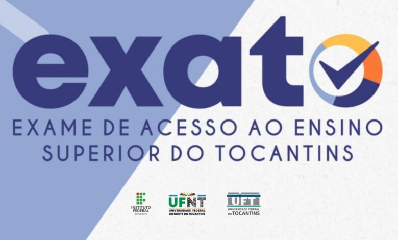 EXATO 2025: Inscrições abertas para UFT, UFNT e IFTO. Novo exame para ingresso no ensino superior do Tocantins. Inscreva-se até 7 de abril!
