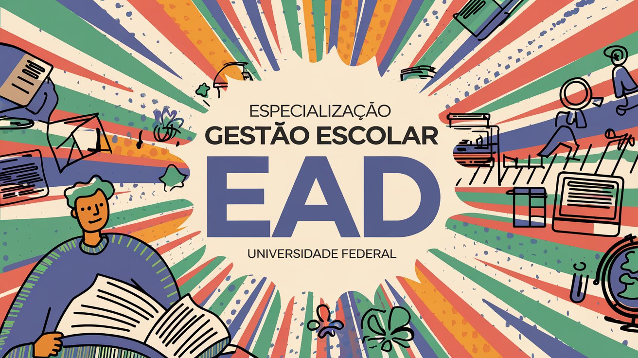 Especialização em Gestão Escolar na UFSCar com aulas EaD e encontros presenciais. Inscrições abertas de 25 a 27/03. Garanta sua vaga!