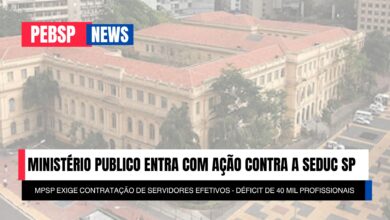SEDUC - SP: MP exige contratação de 40 mil professores e gestores para solucionar o déficit na rede estadual. Confira detalhes!