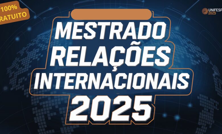 Inscreva-se no Mestrado em Relações Internacionais da UNIFESP 2025. Foco no Sul Global, vagas inclusivas e abordagem crítica.