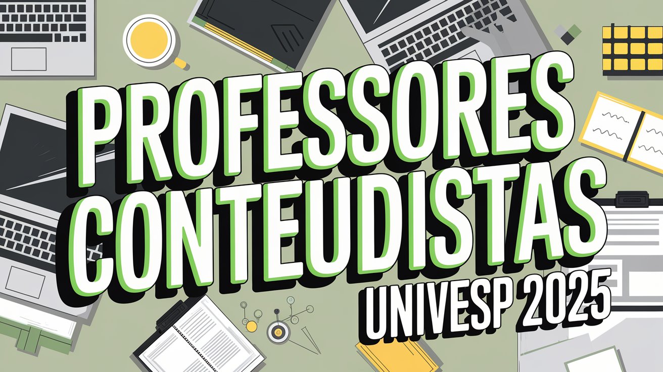 UNIVESP: Última chance! Inscrições para professores conteudistas doutores encerram amanhã. Salários até R$24.600. Inscreva-se!