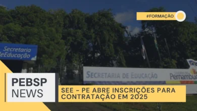 SEE - PE: Secretaria Estadual de Educação abre 338 vagas para brailistas, intérpretes e professores de AEE. Salários de até R$ 4,5 mil.