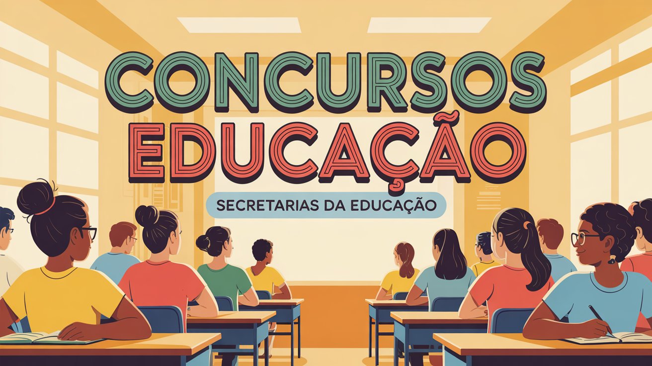 2 Secretarias Estaduais de Educação abrem inscrições para 2 Concursos Públicos para Professores Efetivos. Confira detalhes e Inscreva-se!