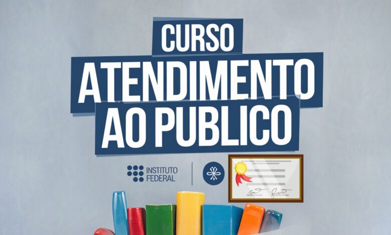 IFC Ibirama abre vagas para curso GRATUITO de Atendimento ao Público. Qualificação profissional para estudantes do Ensino Fundamental/Médio.