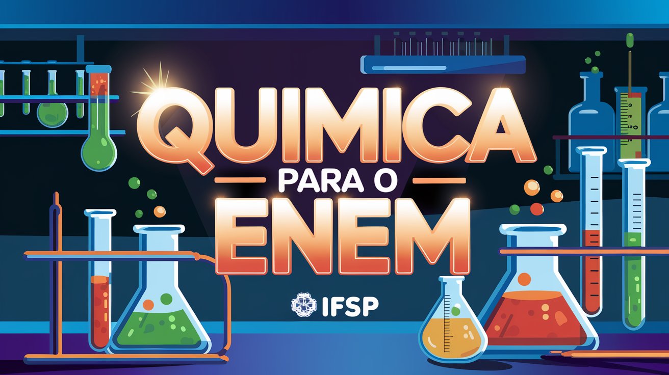 Prepare-se para o ENEM com o curso gratuito de Química do IFSP e 100% EAD. Inscrições abertas até 9 de abril!