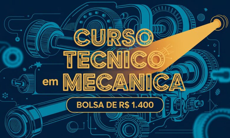 Curso Técnico em Mecânica EaD com bolsa de R$1.425,97. Inscreva-se no processo seletivo IFSULDEMINAS 2025. Vagas limitadas!