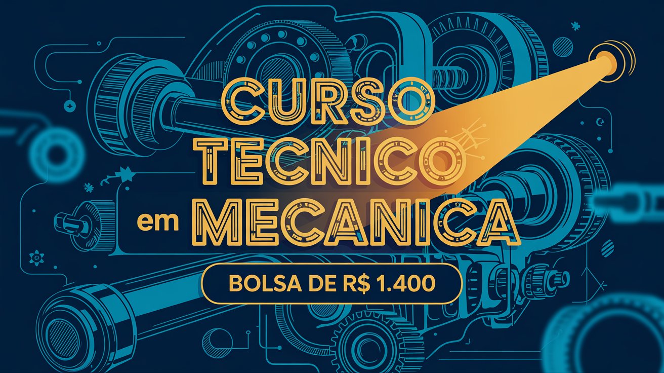 Curso Técnico em Mecânica EaD com bolsa de R$1.425,97. Inscreva-se no processo seletivo IFSULDEMINAS 2025. Vagas limitadas!